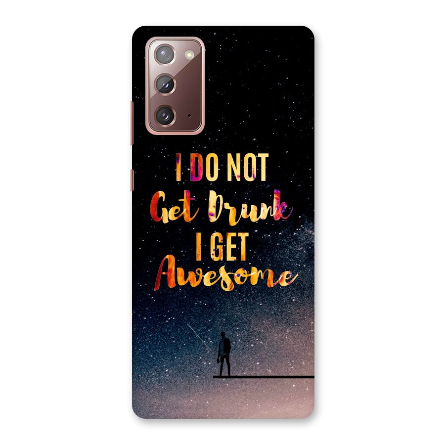 Get Awesome Back Case for Galaxy Note 20