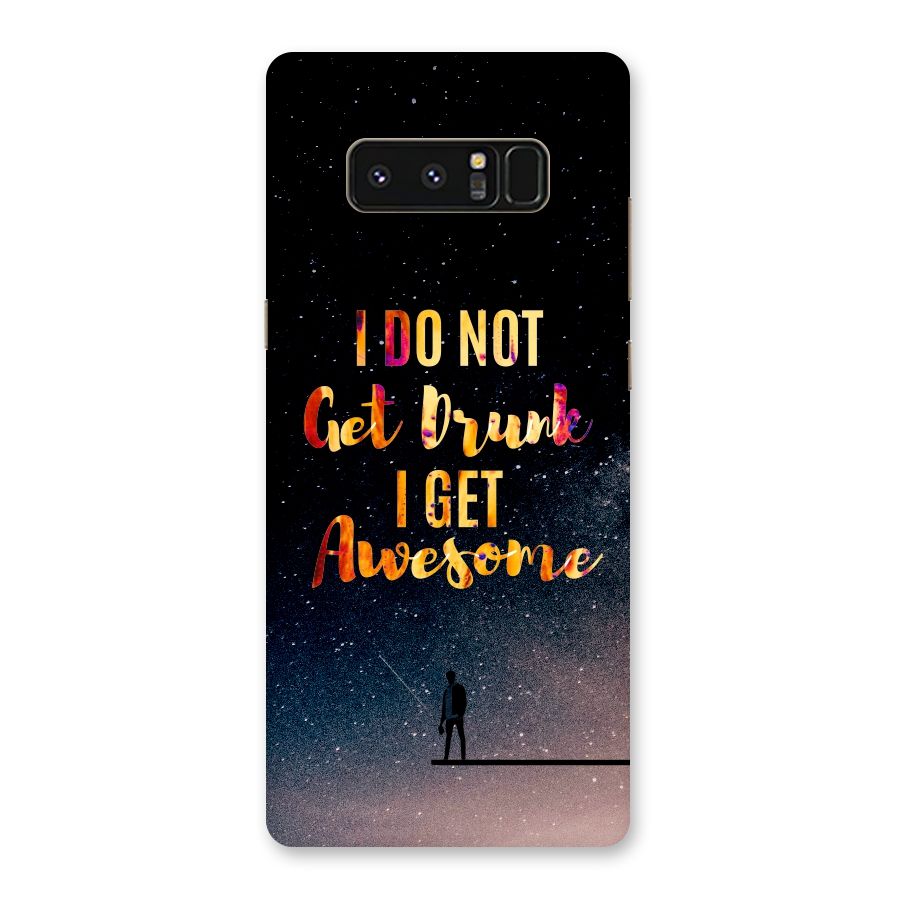 Get Awesome Back Case for Galaxy Note 8