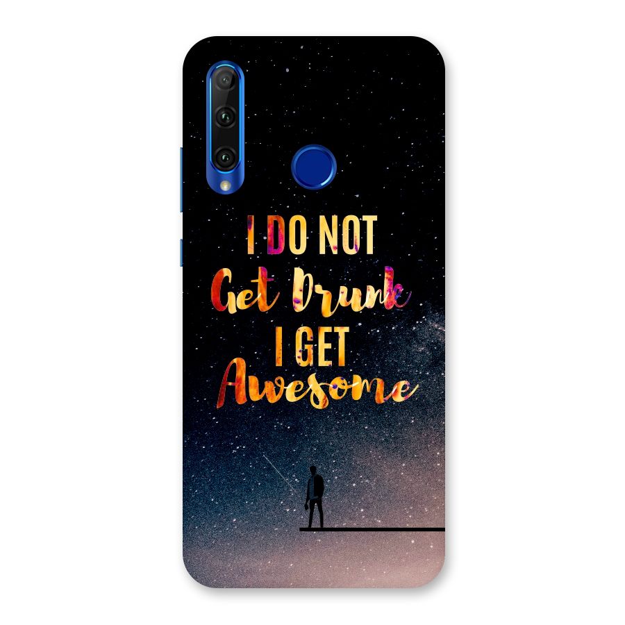 Get Awesome Back Case for Honor 20i