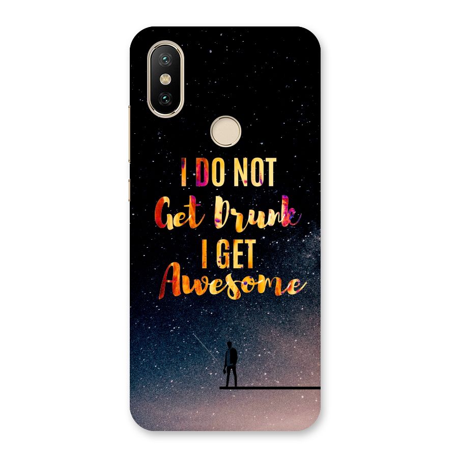 Get Awesome Back Case for Mi A2