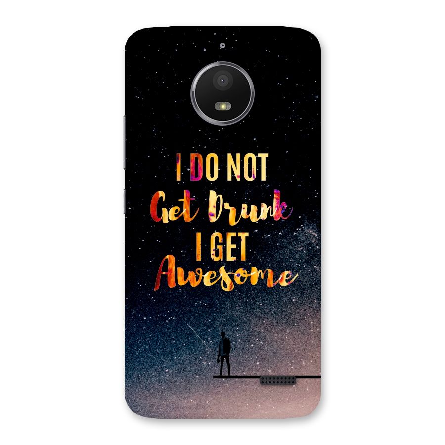 Get Awesome Back Case for Moto E4