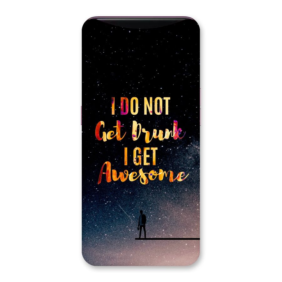 Get Awesome Back Case for Oppo Find X