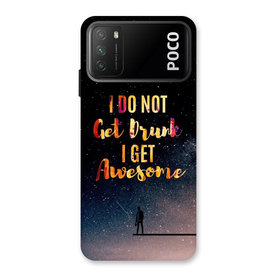 Get Awesome Back Case for Poco M3