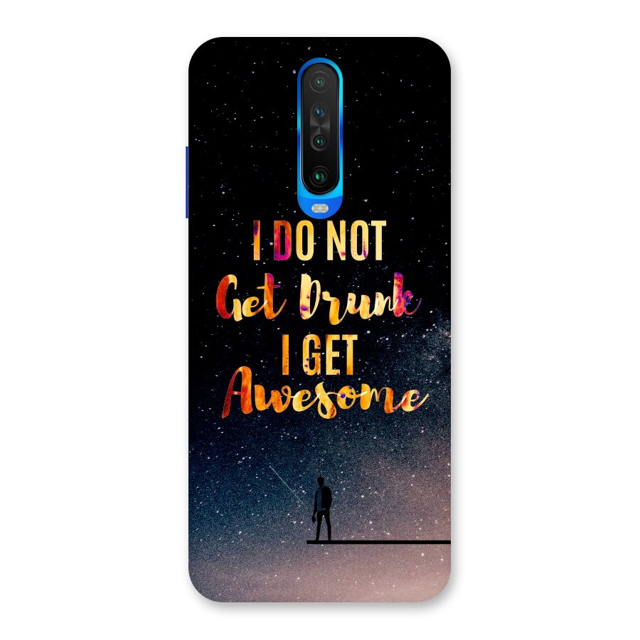 Get Awesome Back Case for Poco X2