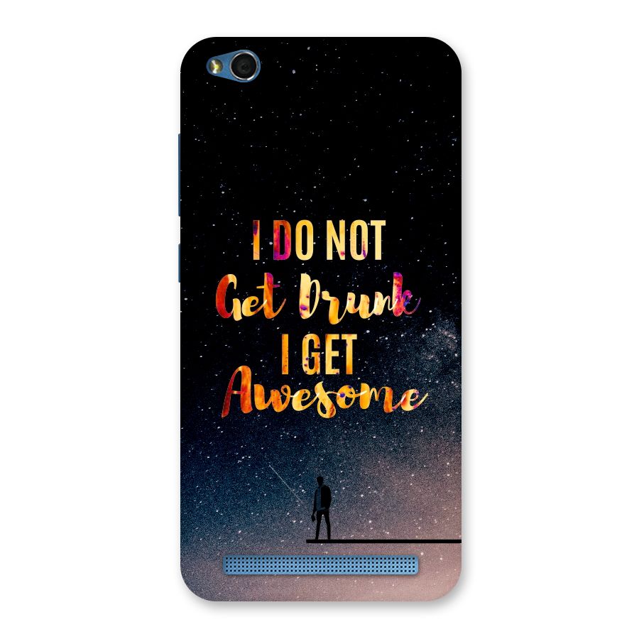 Get Awesome Back Case for Redmi 5A