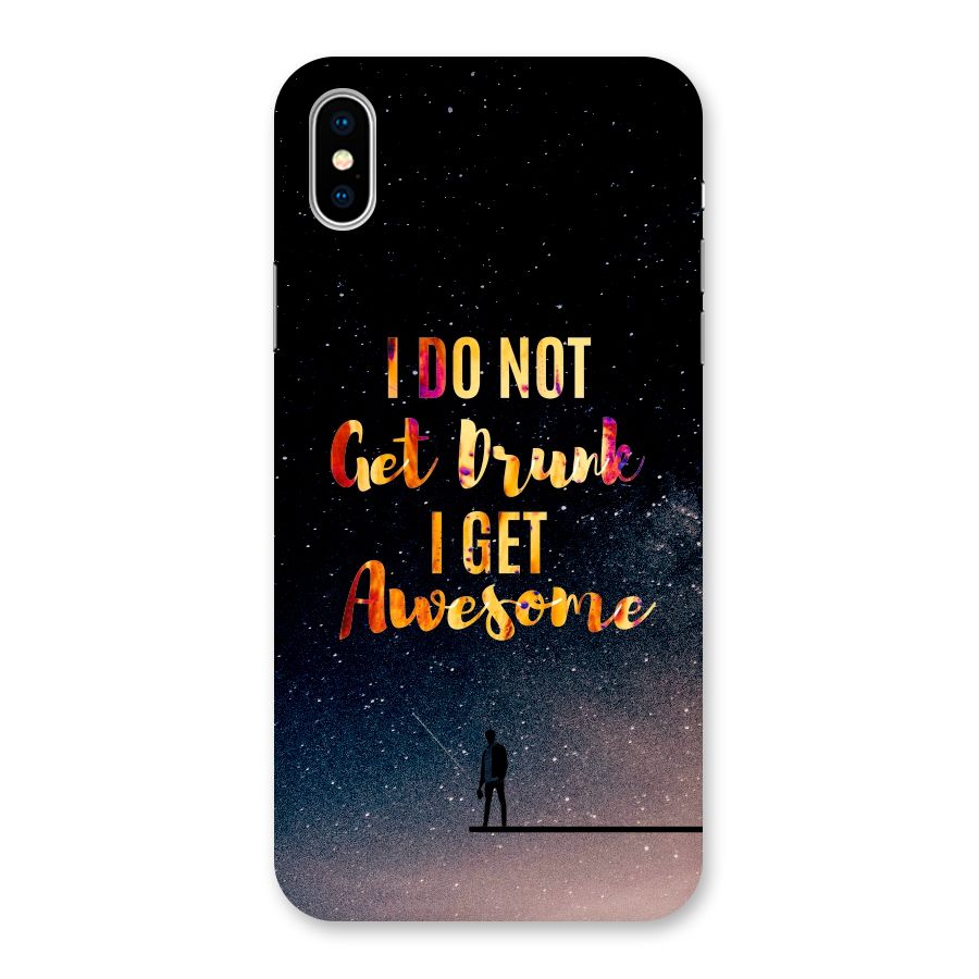 Get Awesome Back Case for iPhone XS