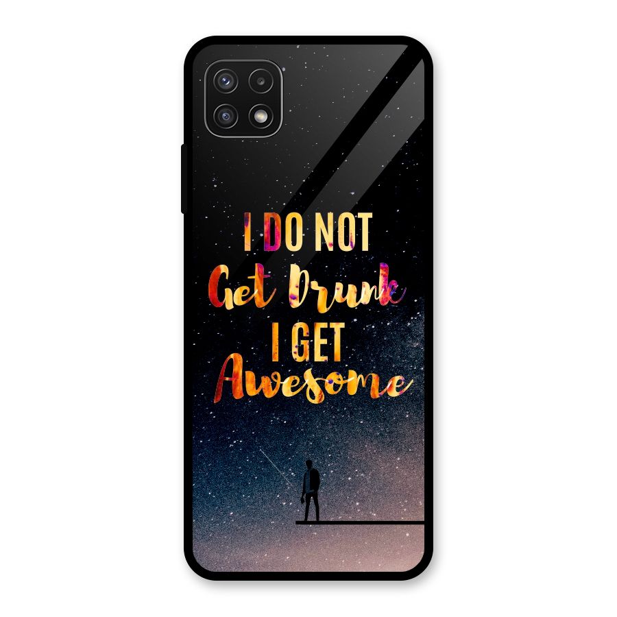 Get Awesome Glass Back Case for Galaxy A22 5G