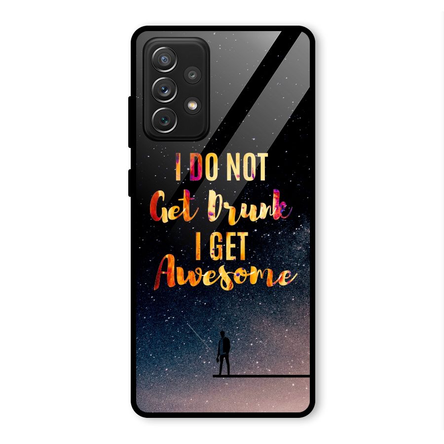 Get Awesome Glass Back Case for Galaxy A72