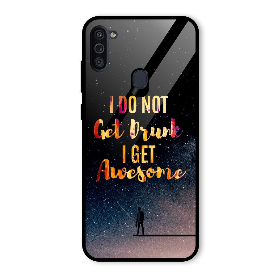 Get Awesome Glass Back Case for Galaxy M11