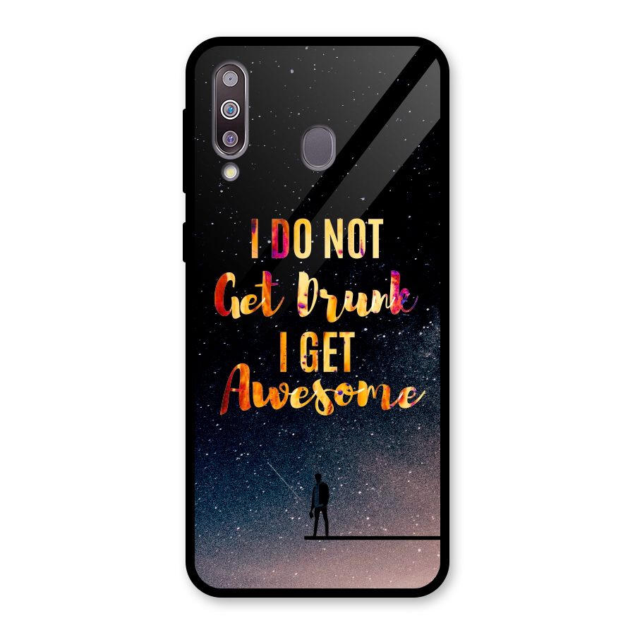 Get Awesome Glass Back Case for Galaxy M30