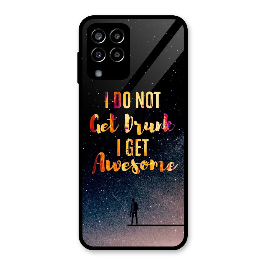 Get Awesome Glass Back Case for Galaxy M33