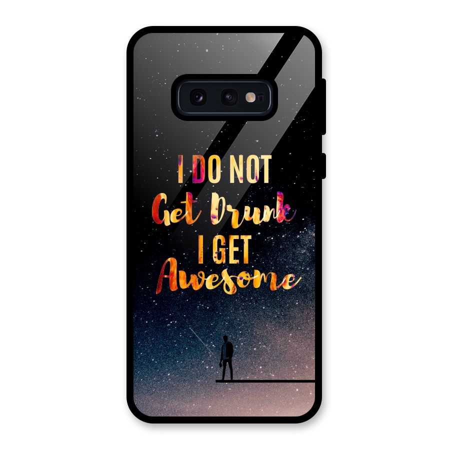 Get Awesome Glass Back Case for Galaxy S10e