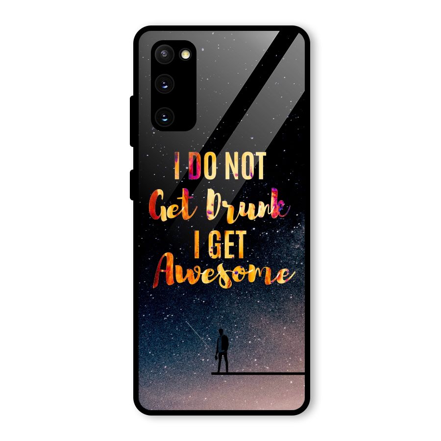 Get Awesome Glass Back Case for Galaxy S20 FE 5G