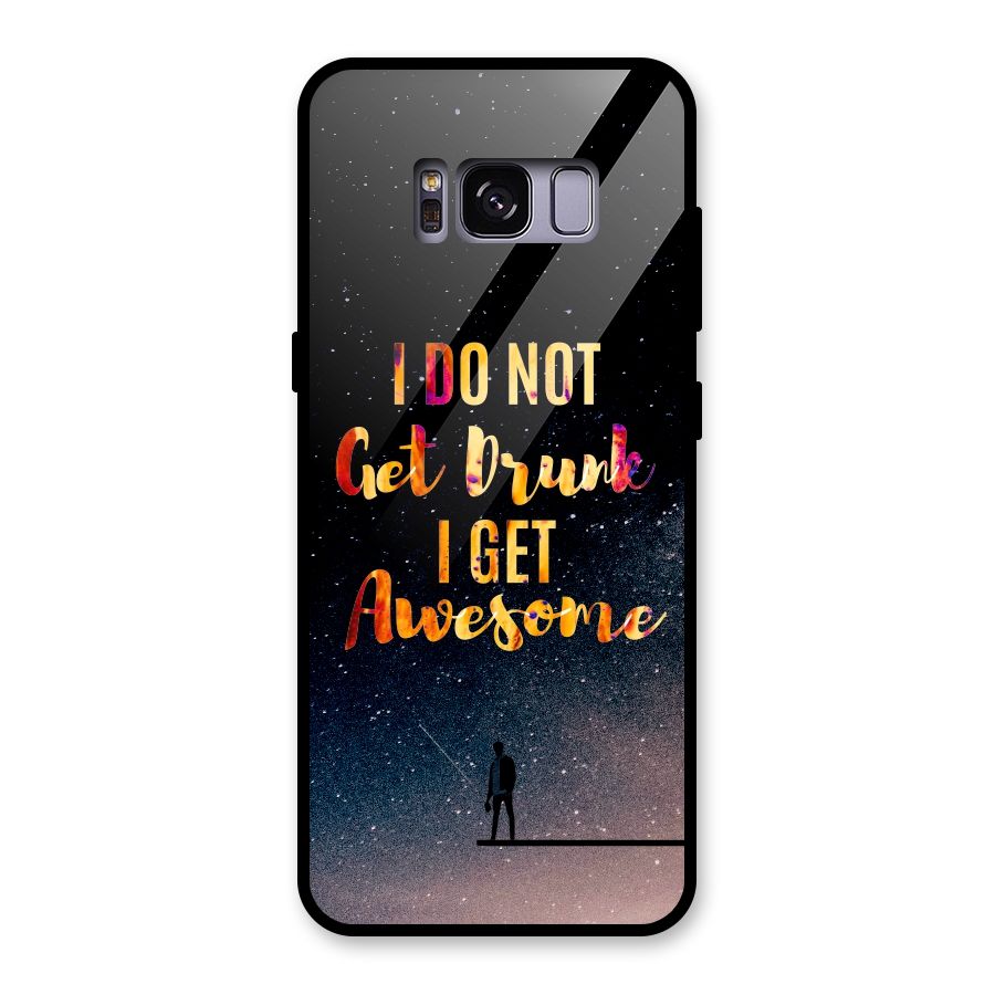 Get Awesome Glass Back Case for Galaxy S8