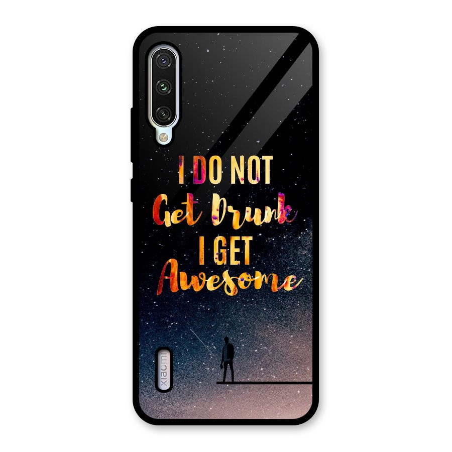 Get Awesome Glass Back Case for Mi A3
