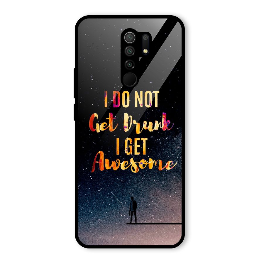 Get Awesome Glass Back Case for Poco M2