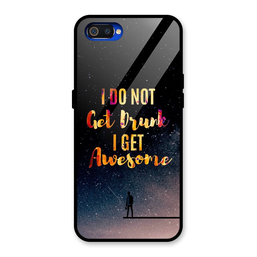 Get Awesome Glass Back Case for Realme C2