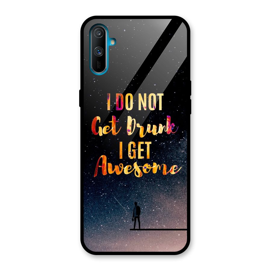Get Awesome Glass Back Case for Realme C3