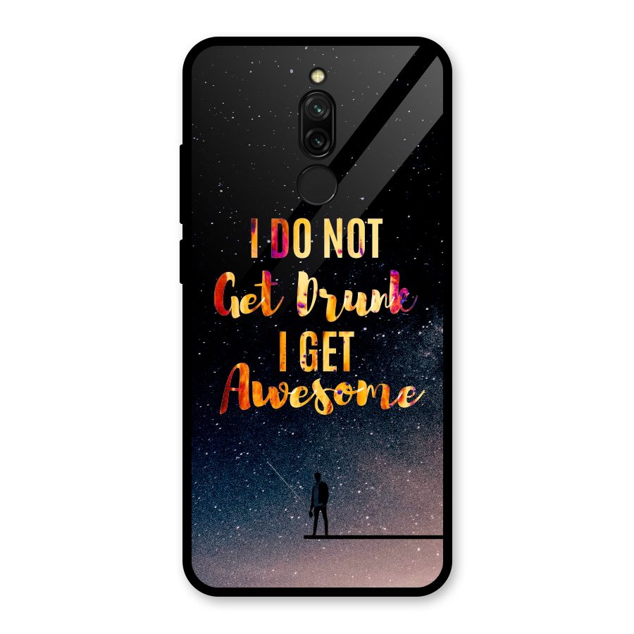 Get Awesome Glass Back Case for Redmi 8