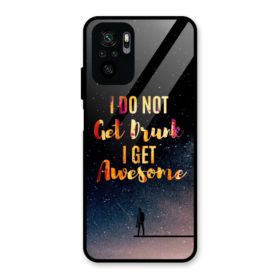 Get Awesome Glass Back Case for Redmi Note 10S