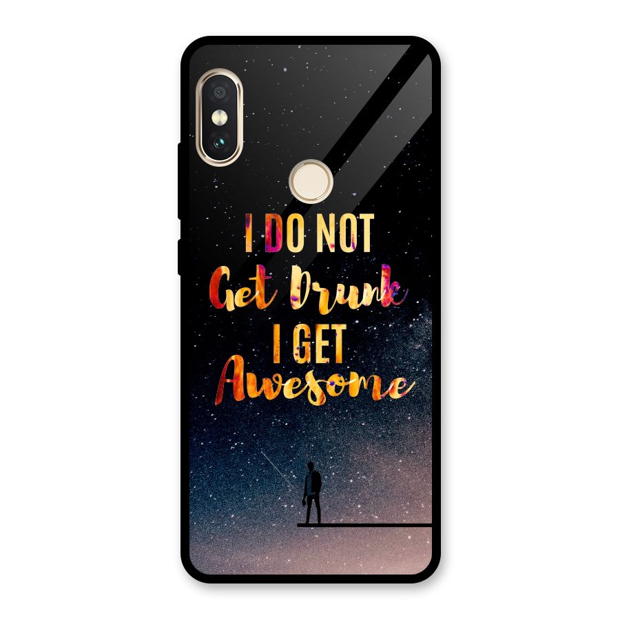 Get Awesome Glass Back Case for Redmi Note 5 Pro