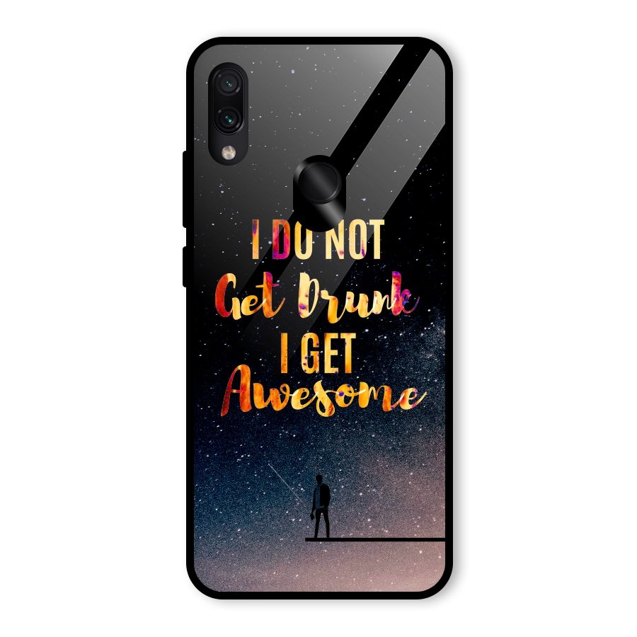 Get Awesome Glass Back Case for Redmi Note 7 Pro