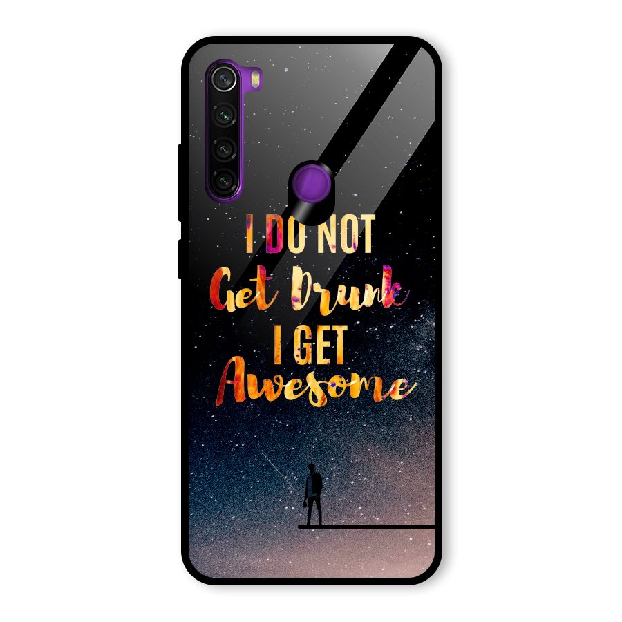 Get Awesome Glass Back Case for Redmi Note 8
