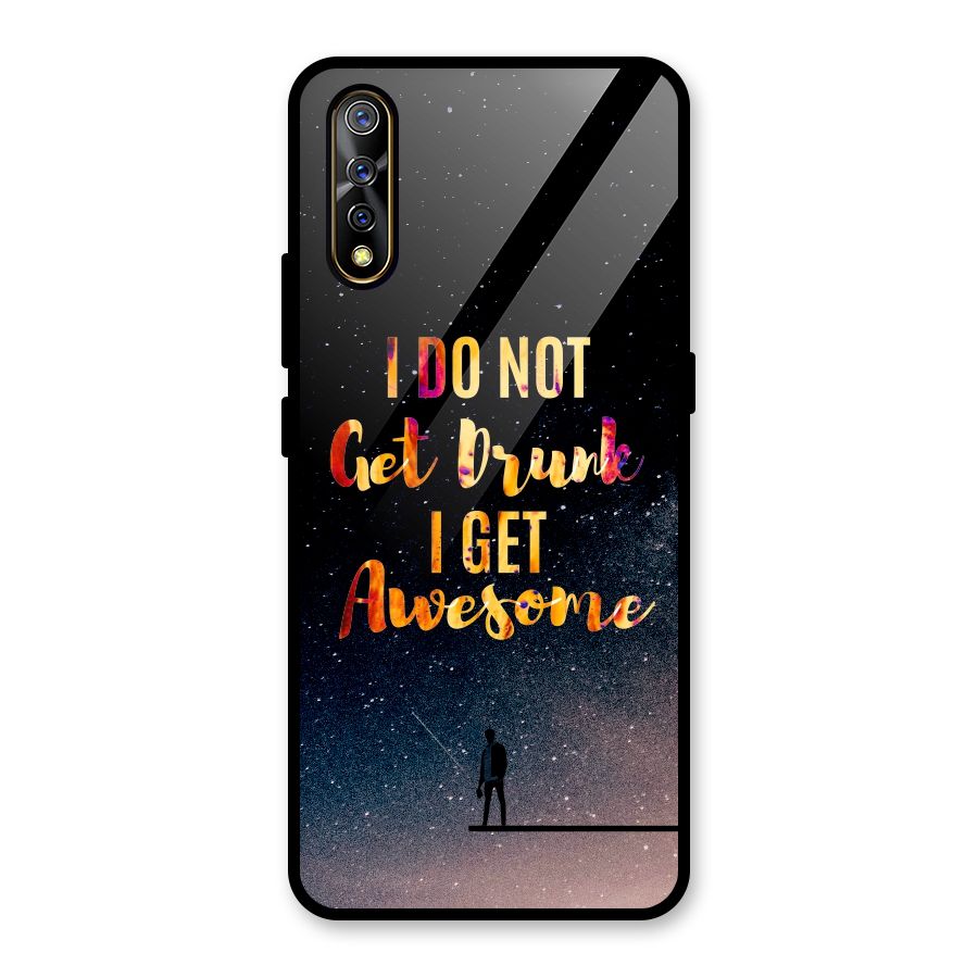 Get Awesome Glass Back Case for Vivo S1
