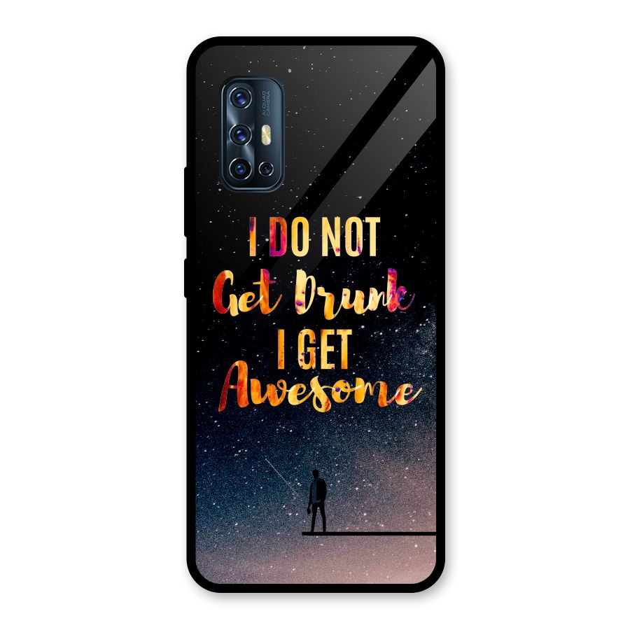 Get Awesome Glass Back Case for Vivo V17