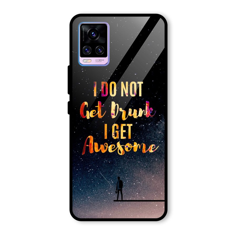 Get Awesome Glass Back Case for Vivo V20 Pro