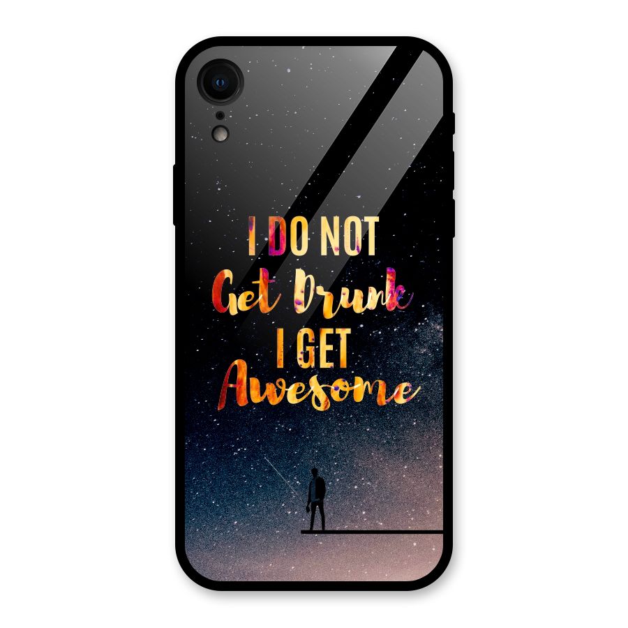 Get Awesome Glass Back Case for XR