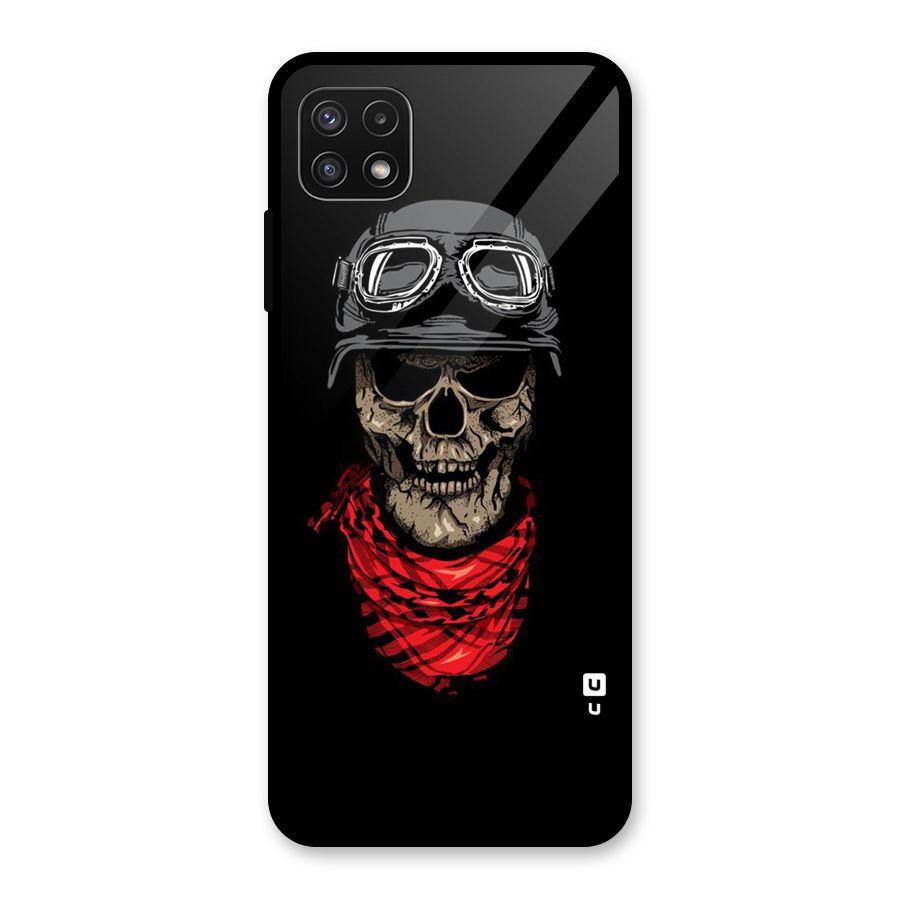 Ghost Swag Glass Back Case for Galaxy A22 5G