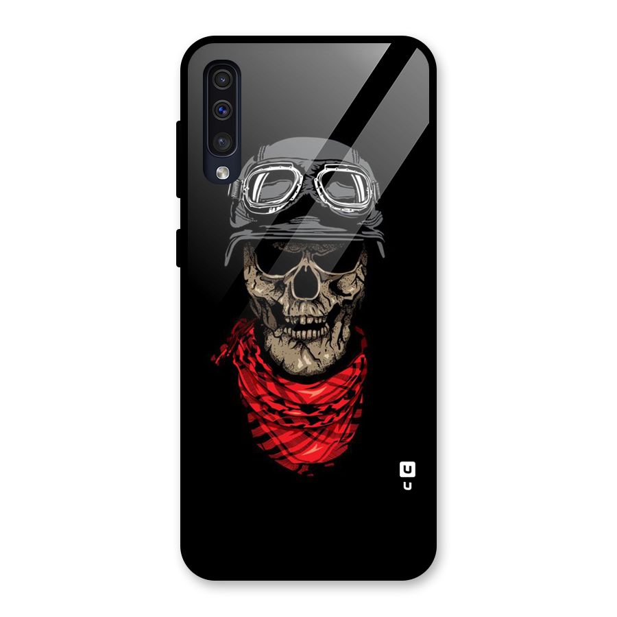 Ghost Swag Glass Back Case for Galaxy A30s
