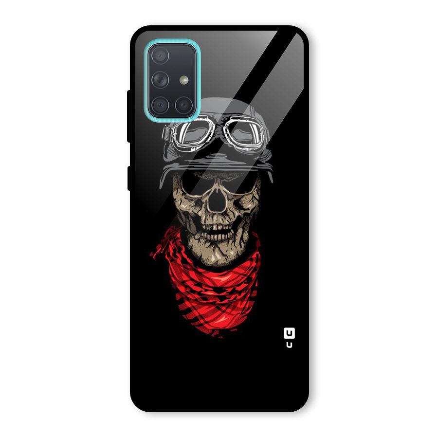 Ghost Swag Glass Back Case for Galaxy A71