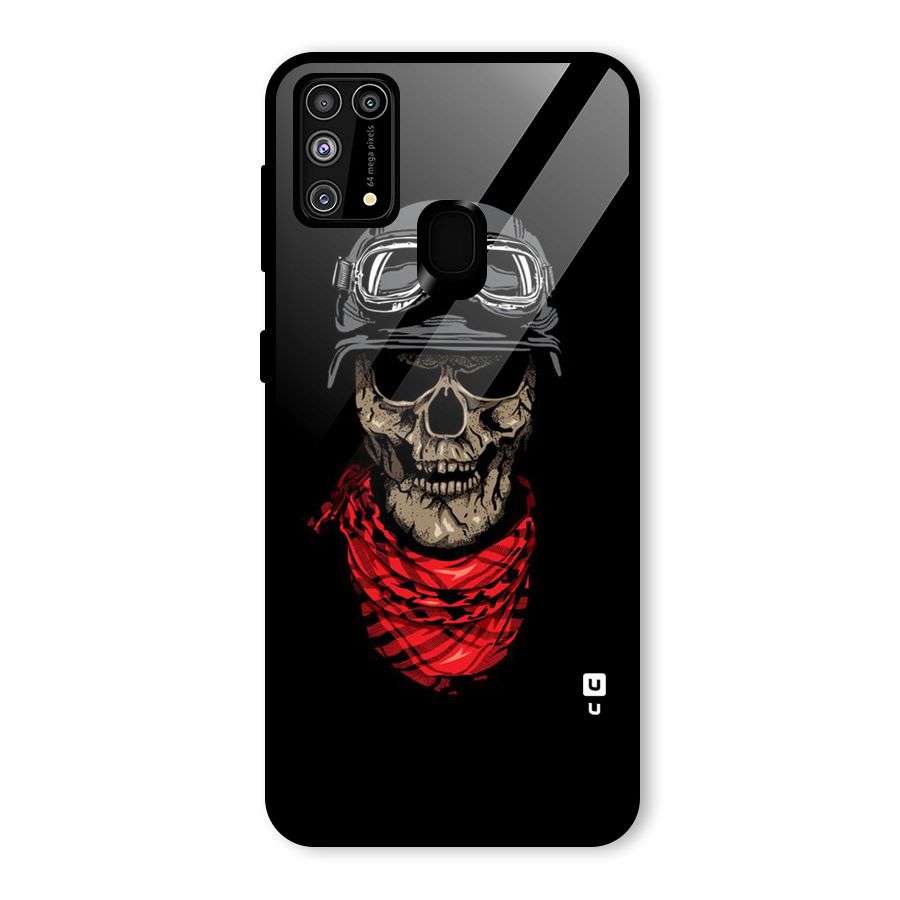 Ghost Swag Glass Back Case for Galaxy F41
