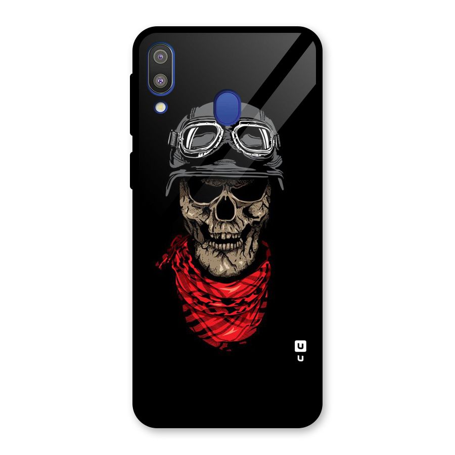Ghost Swag Glass Back Case for Galaxy M20