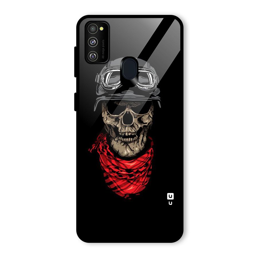 Ghost Swag Glass Back Case for Galaxy M30s