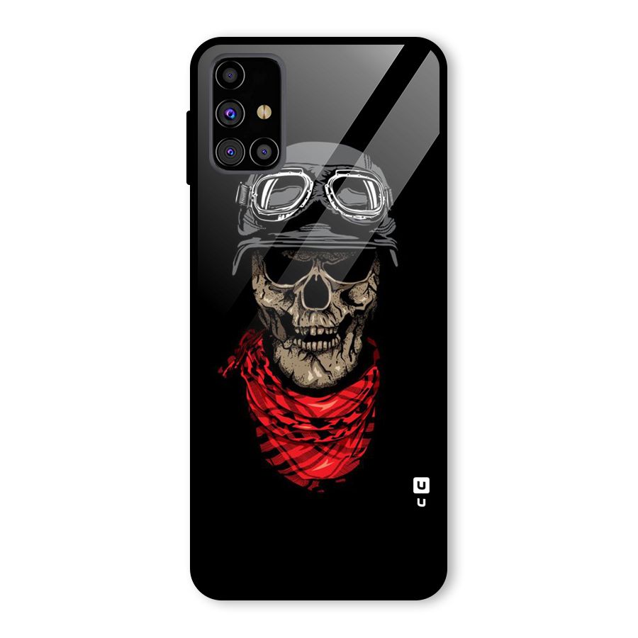 Ghost Swag Glass Back Case for Galaxy M31s