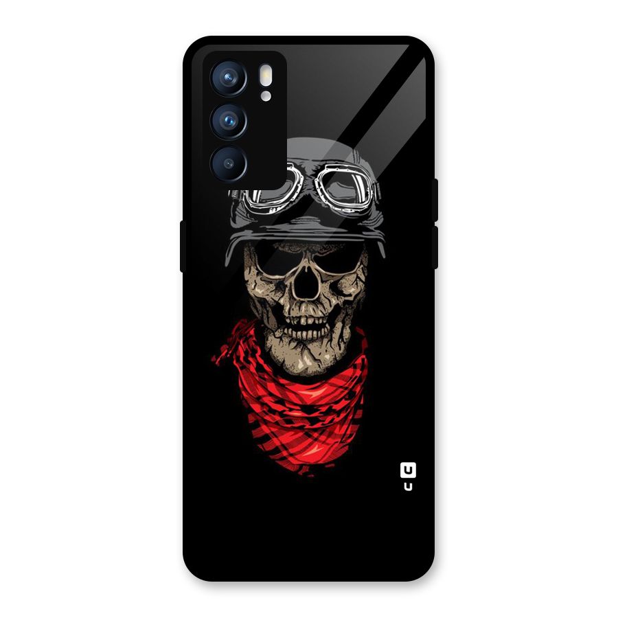 Ghost Swag Glass Back Case for Oppo Reno6 5G