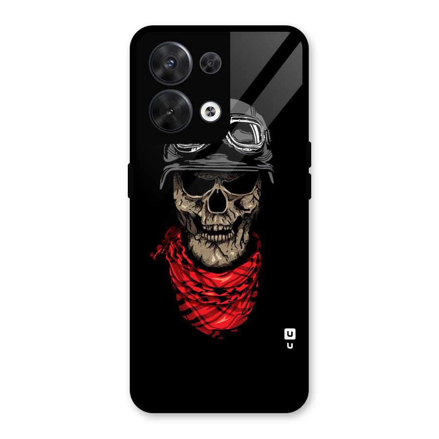 Ghost Swag Glass Back Case for Oppo Reno8 5G