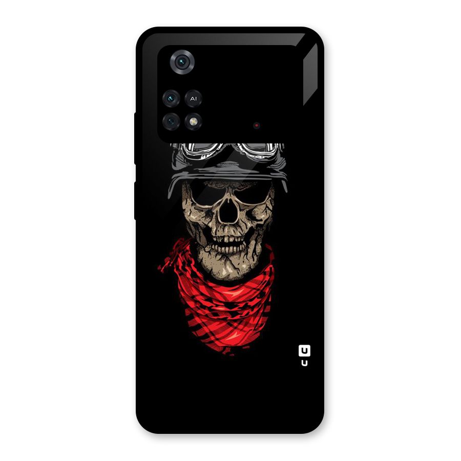 Ghost Swag Glass Back Case for Poco M4 Pro 4G