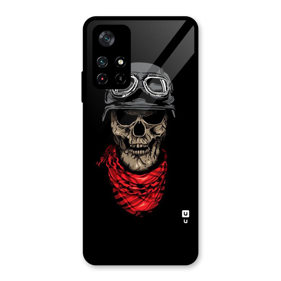 Ghost Swag Glass Back Case for Poco M4 Pro 5G