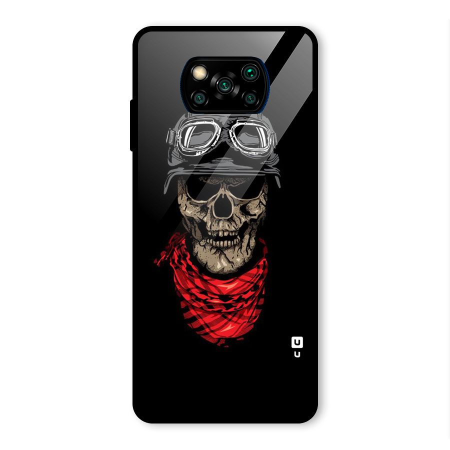 Ghost Swag Glass Back Case for Poco X3 Pro