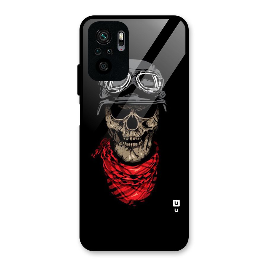 Ghost Swag Glass Back Case for Redmi Note 10S