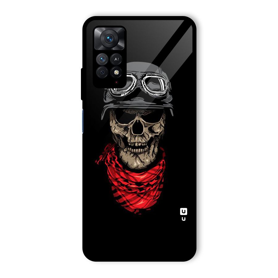 Ghost Swag Glass Back Case for Redmi Note 11 Pro