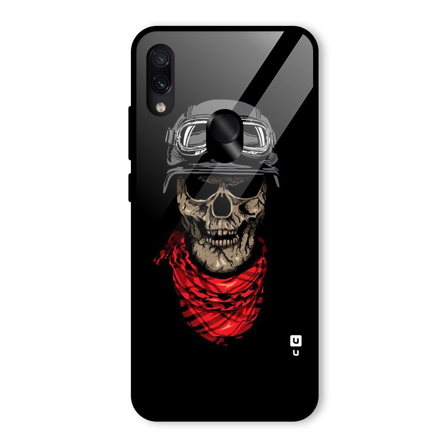 Ghost Swag Glass Back Case for Redmi Note 7S