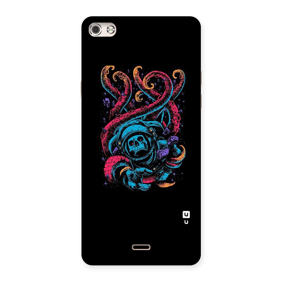 Ghost Tails Back Case for Micromax Canvas Silver 5