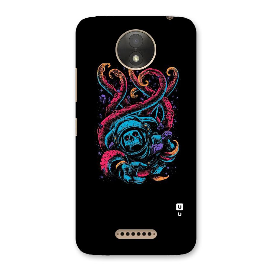 Ghost Tails Back Case for Moto C Plus