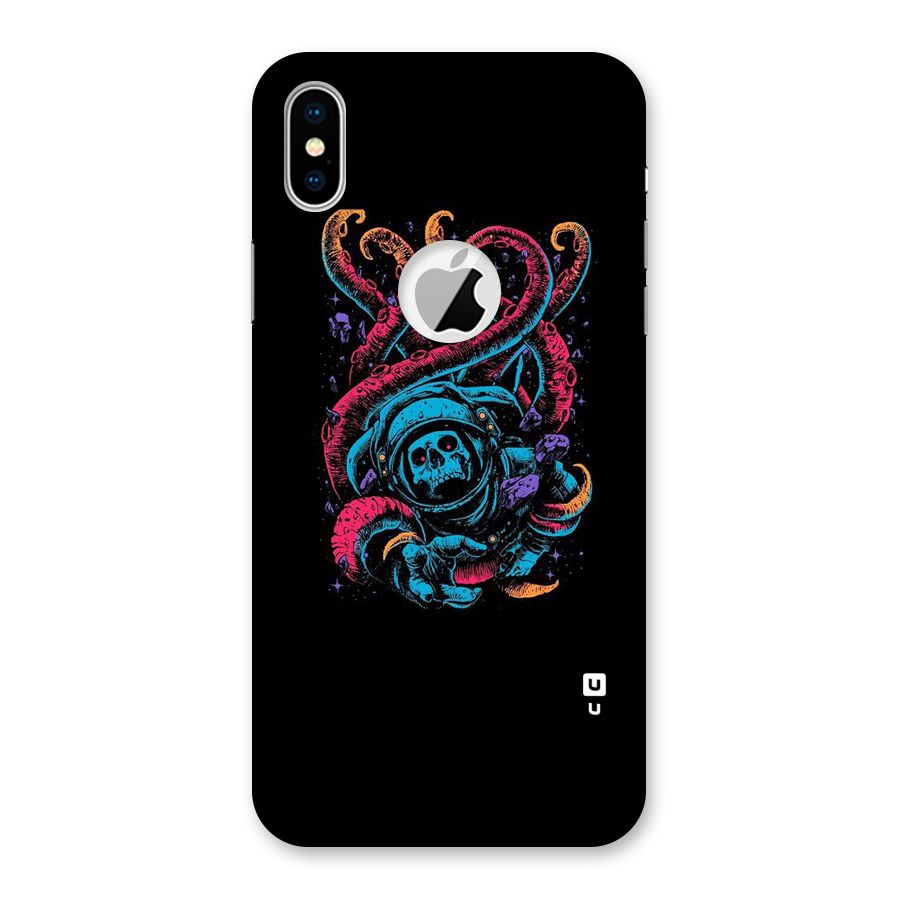 Ghost Tails Back Case for iPhone X Logo Cut