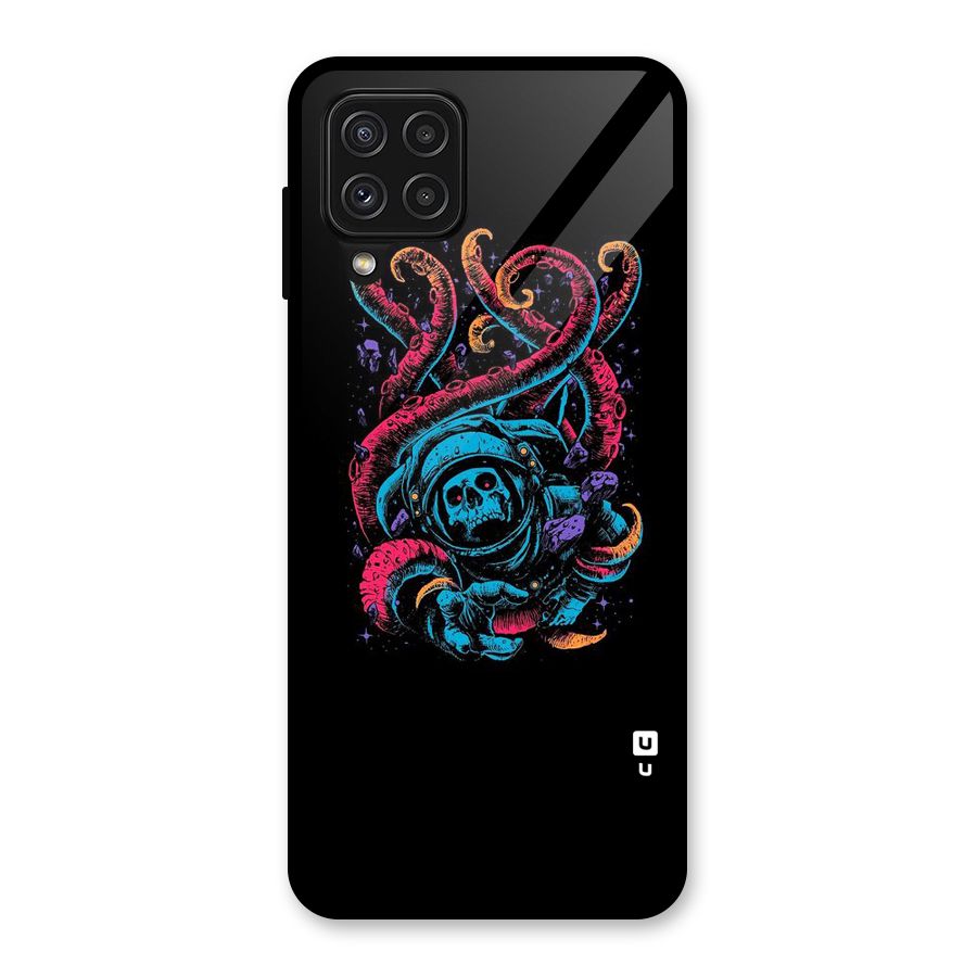 Ghost Tails Glass Back Case for Galaxy A22 4G